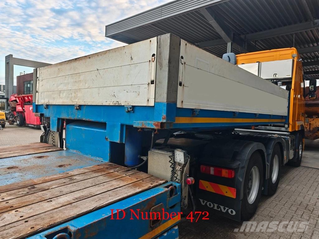 Ozgul LWS 8 Axle Semi trailer 8 Meter Extandable Powerst Semi remorque surbaissée
