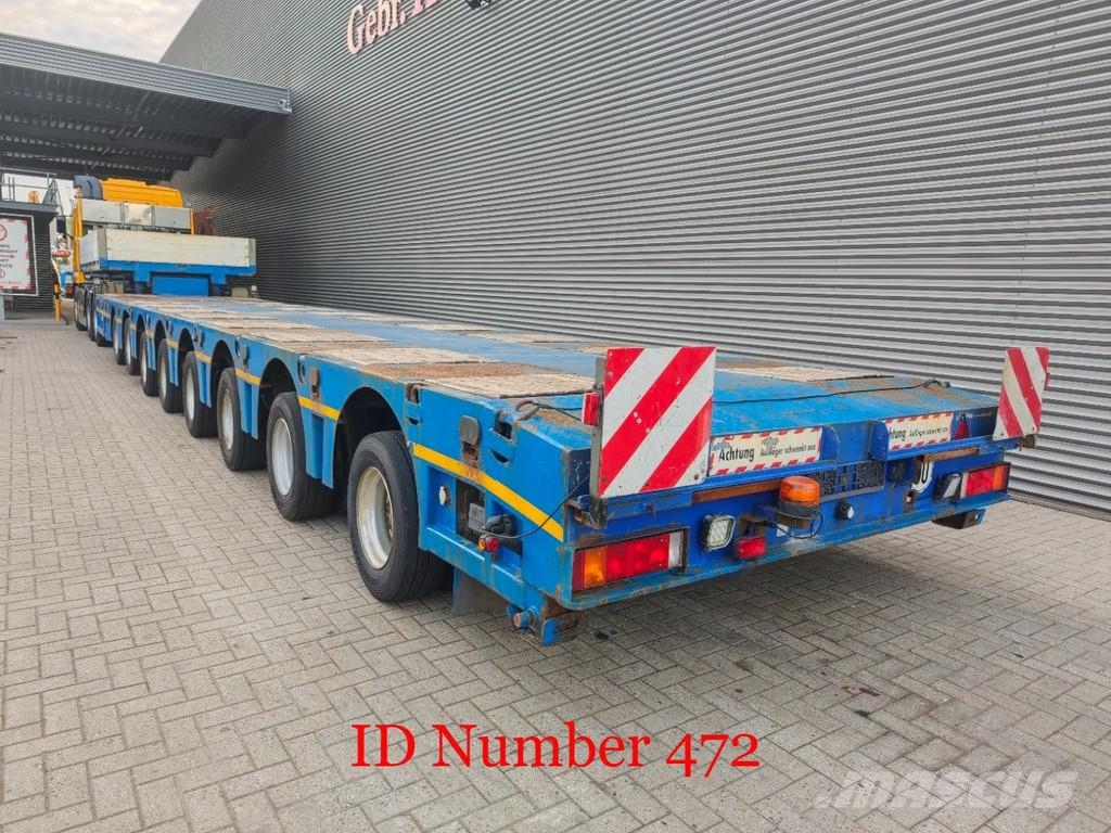 Ozgul LWS 8 Axle Semi trailer 8 Meter Extandable Powerst Semi remorque surbaissée