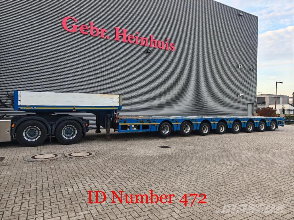 Ozgul LWS 8 Axle Semi trailer 8 Meter Extandable Powerst Semi remorque surbaissée