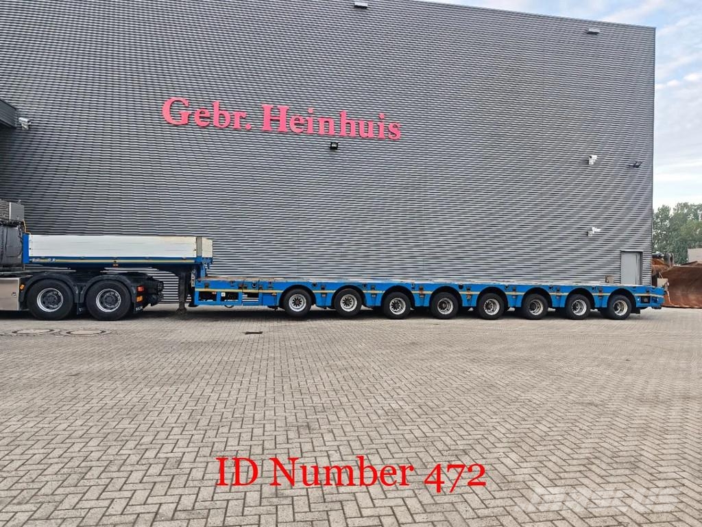 Ozgul LWS 8 Axle Semi trailer 8 Meter Extandable Powerst Semi remorque surbaissée