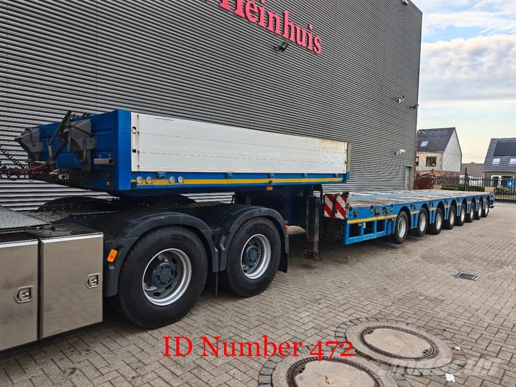 Ozgul LWS 8 Axle Semi trailer 8 Meter Extandable Powerst Semi remorque surbaissée