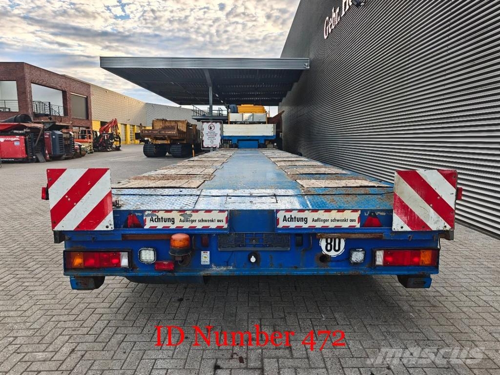 Ozgul LWS 8 Axle Semi trailer 8 Meter Extandable Powerst Semi remorque surbaissée