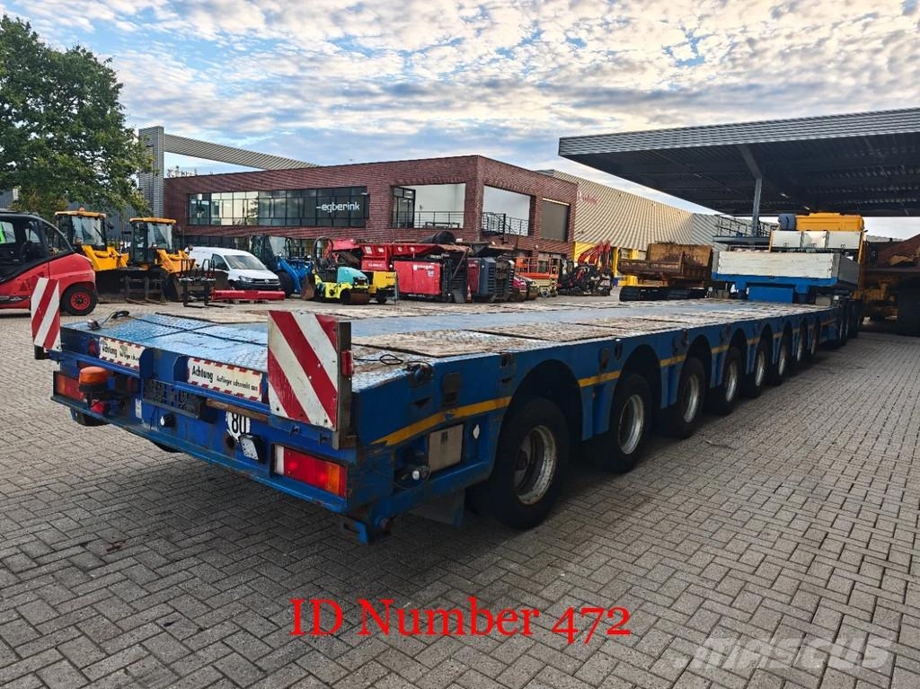 Ozgul LWS 8 Axle Semi trailer 8 Meter Extandable Powerst Semi remorque surbaissée