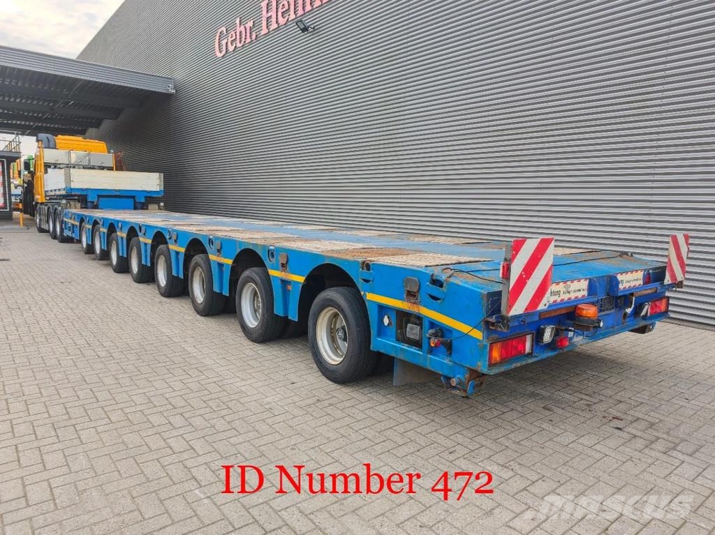 Ozgul LWS 8 Axle Semi trailer 8 Meter Extandable Powerst Semi remorque surbaissée