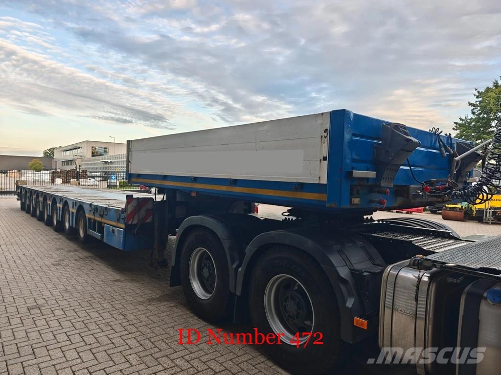 Ozgul LWS 8 Axle Semi trailer 8 Meter Extandable Powerst Semi remorque surbaissée