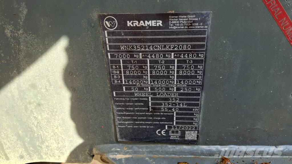 Kramer 8115 Utovarivači na točkove