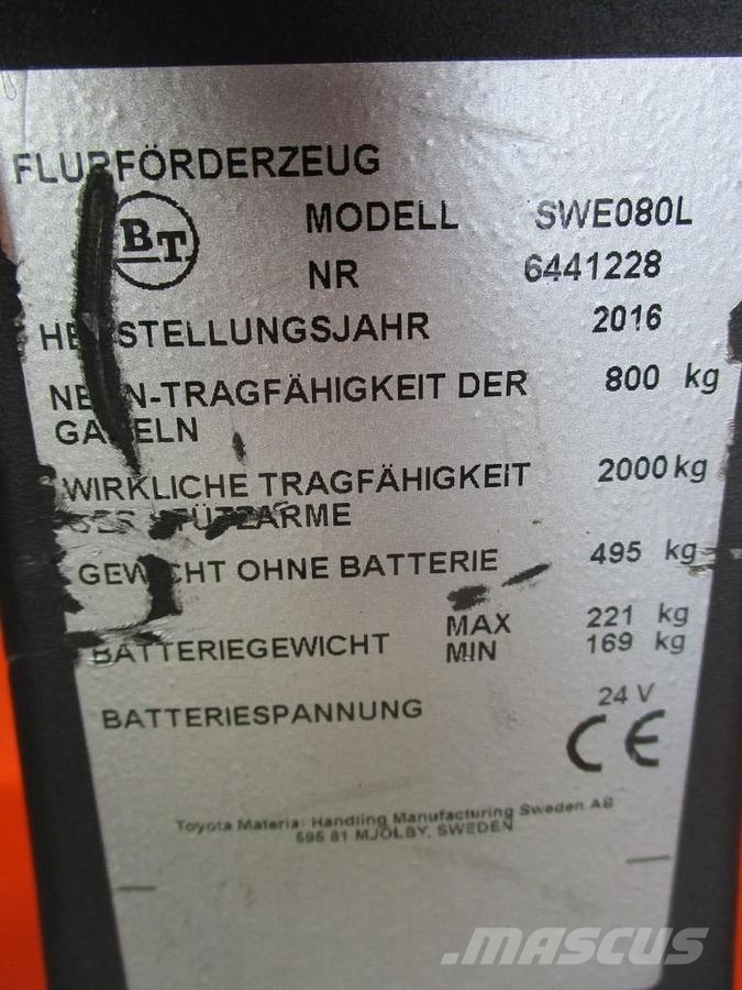 BT SWE 080L 手摇升降机