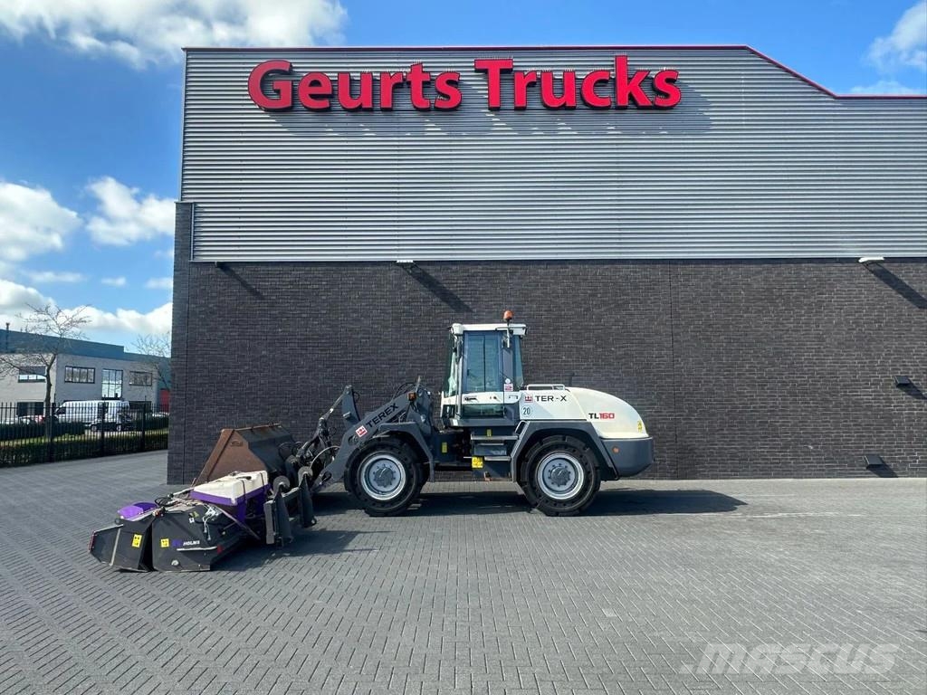 Terex TL 160 +HOOGKIEPBAK+HYDRAULISCHE+VEEGBORSTEL Hjullastare