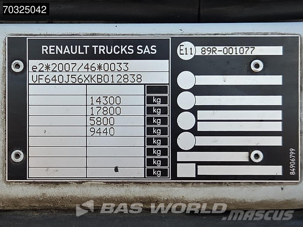 Renault D 240 4X2 14t Cambio Automático 1500kg Plataforma Каросерии