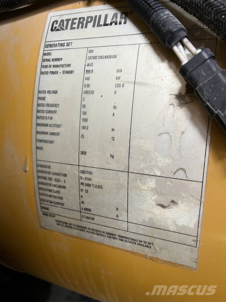 CAT 550 مولدات ديزل