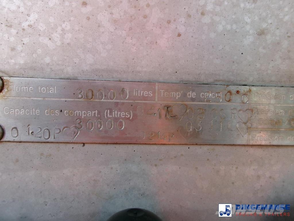 Magyar Bitumen tank inox 29.5 m3 / 1 comp + pump / ADR 13 Полуприцепы-Цистерны