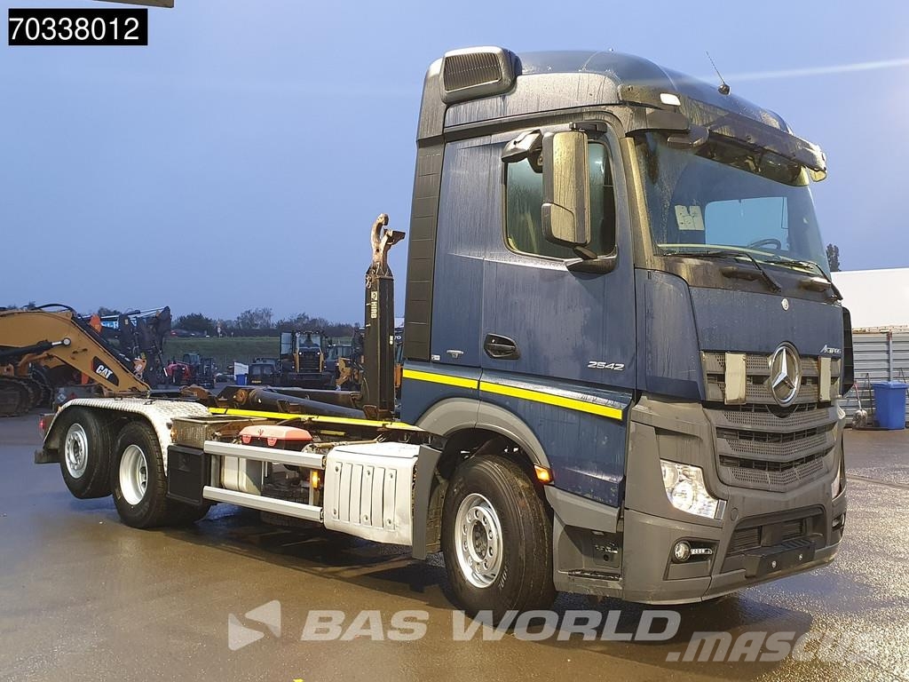 Mercedes-Benz Actros 2542 6X2 HIAB XR21S59 containersystem Lift+ Hákový nosič kontajnerov