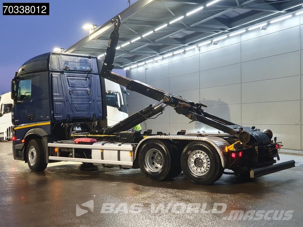 Mercedes-Benz Actros 2542 6X2 HIAB XR21S59 containersystem Lift+ Hákový nosič kontajnerov