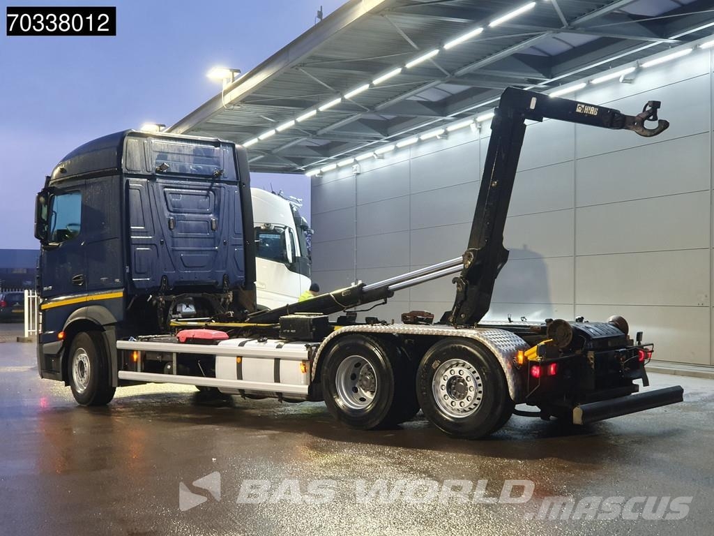 Mercedes-Benz Actros 2542 6X2 HIAB XR21S59 containersystem Lift+ Hákový nosič kontajnerov