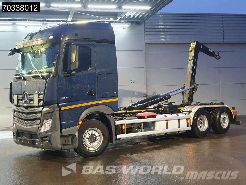 Mercedes-Benz Actros 2542 6X2 HIAB XR21S59 containersystem Lift+ Hákový nosič kontajnerov