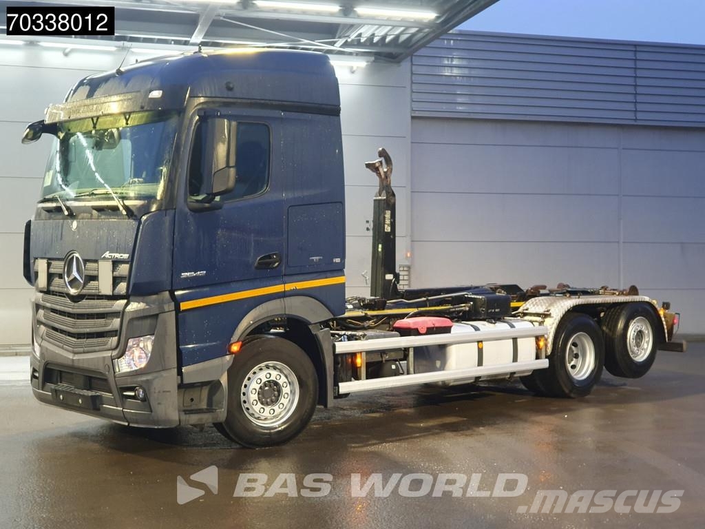 Mercedes-Benz Actros 2542 6X2 HIAB XR21S59 containersystem Lift+ Hákový nosič kontajnerov