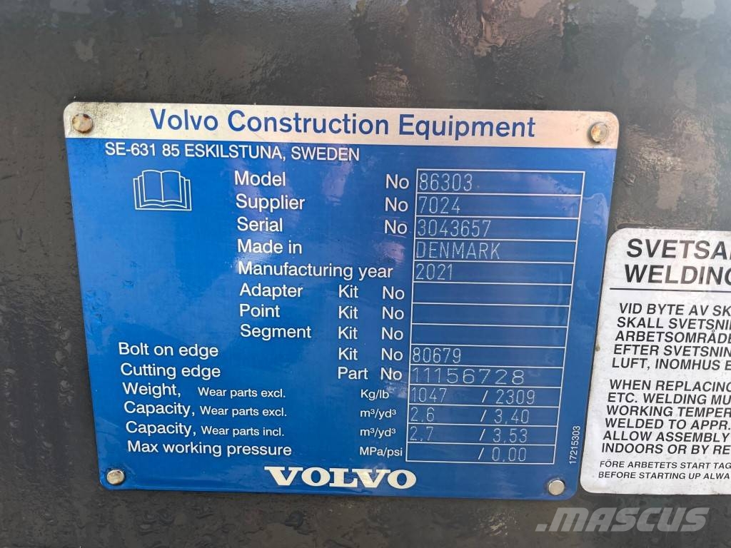 Volvo L 90 H Bucket Buckets