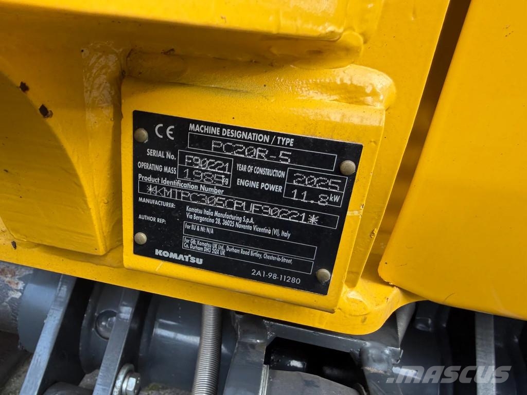 Komatsu PC20R-5 Mini excavators < 7t (Mini diggers)