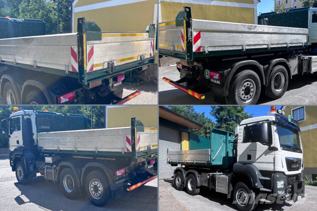 MAN TGS 28.360 6x4-4 /TÜV/Kranvorber./PALIFT/Winterd. Camiones polibrazo