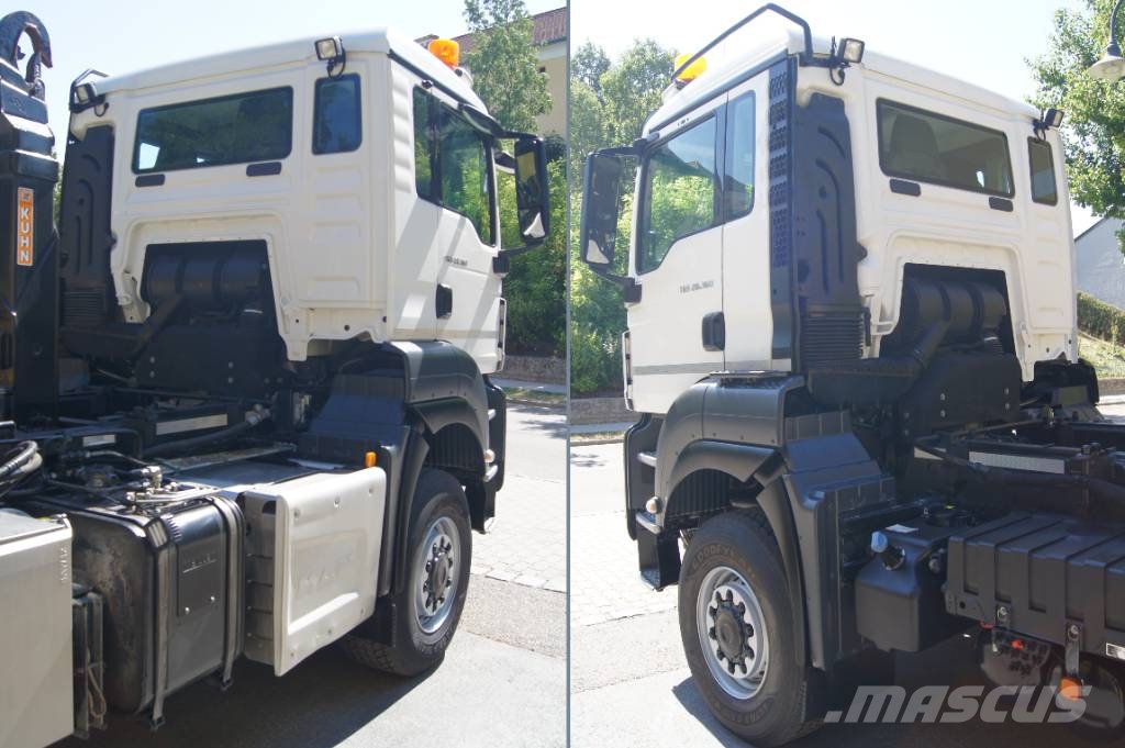 MAN TGS 28.360 6x4-4 /TÜV/Kranvorber./PALIFT/Winterd. Camiones polibrazo