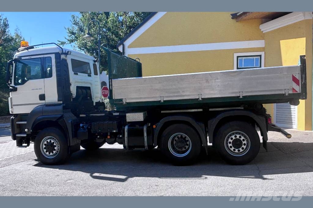 MAN TGS 28.360 6x4-4 /TÜV/Kranvorber./PALIFT/Winterd. Camiones polibrazo