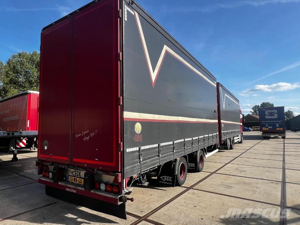 DAF XF 460 6X2 EURO 6 + SLIDING ROOF + 2 AXLE TRAILER شاحنات بغطاء جانبي
