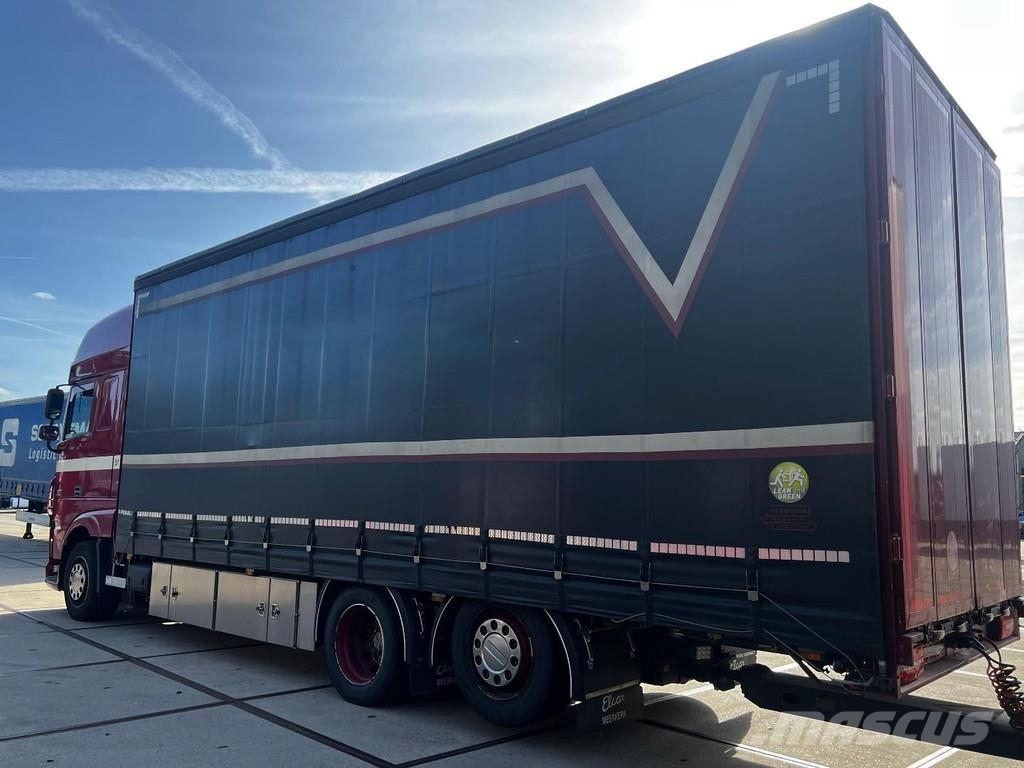 DAF XF 460 6X2 EURO 6 + SLIDING ROOF + 2 AXLE TRAILER شاحنات بغطاء جانبي