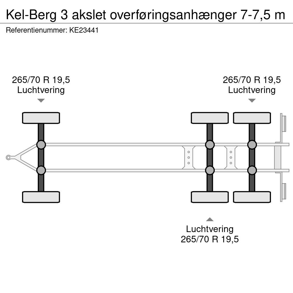 Kel-Berg 3 akslet overføringsanhænger 7-7,5 m Інші причепи