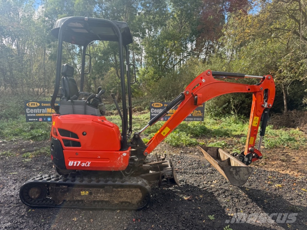 Kubota U17-3 Mini bagri <7t