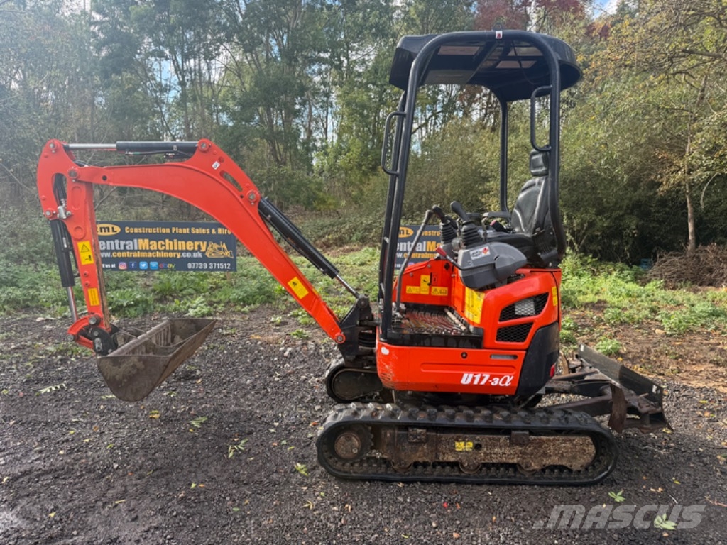 Kubota U17-3 Mini bagri <7t