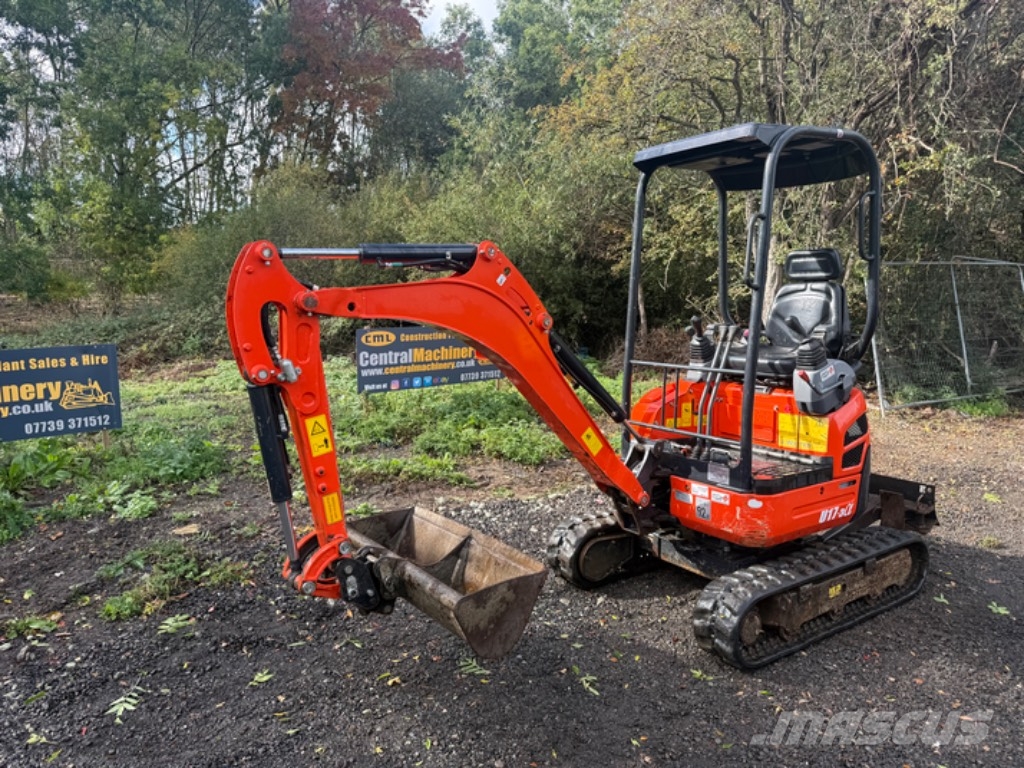 Kubota U17-3 Mini bagri <7t