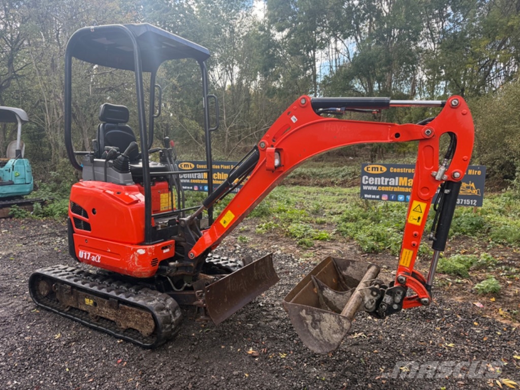 Kubota U17-3 Mini bagri <7t