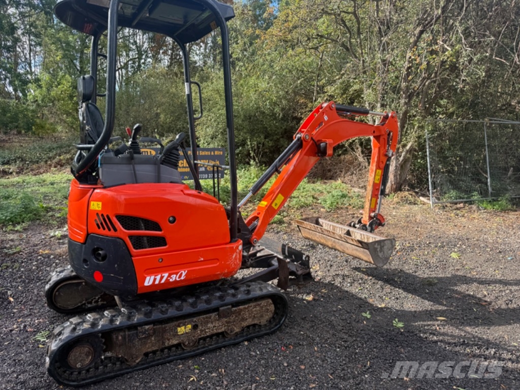 Kubota U17-3 Mini bagri <7t