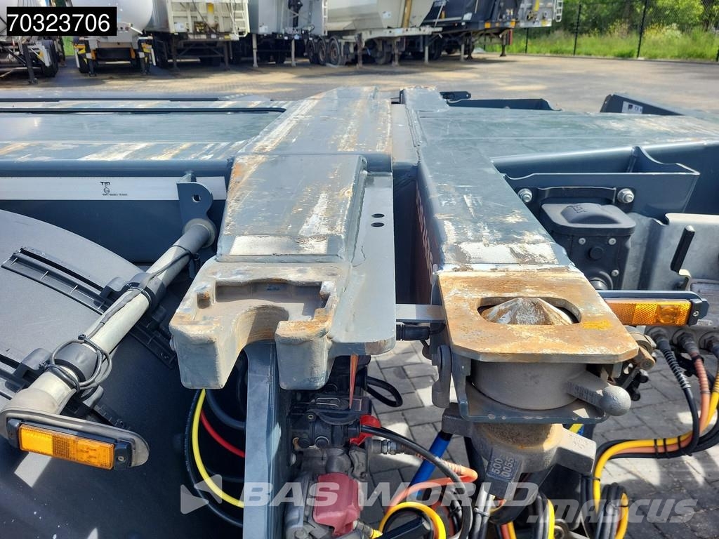 D-tec VCC-06 5 axles Breker-Chassis Steering +Lift axle نصف مقطورات حاويات