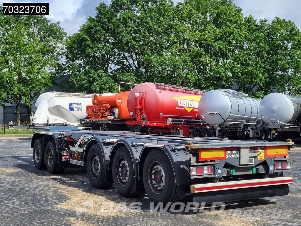 D-tec VCC-06 5 axles Breker-Chassis Steering +Lift axle نصف مقطورات حاويات