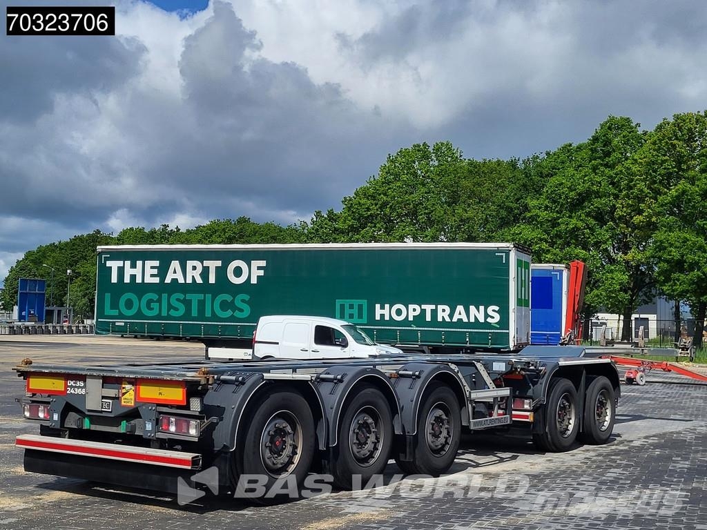 D-tec VCC-06 5 axles Breker-Chassis Steering +Lift axle نصف مقطورات حاويات
