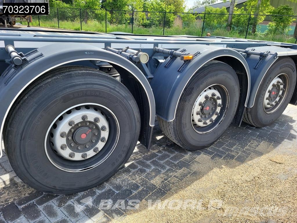 D-tec VCC-06 5 axles Breker-Chassis Steering +Lift axle Semirremolques portacontenedores