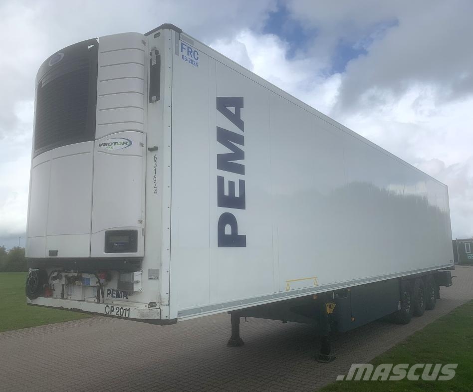 Schmitz Cargobull Trailer Reefer Flower Width & Double Stock Straigh نصف مقطورات بدرجة حرارة قابلة للضبط