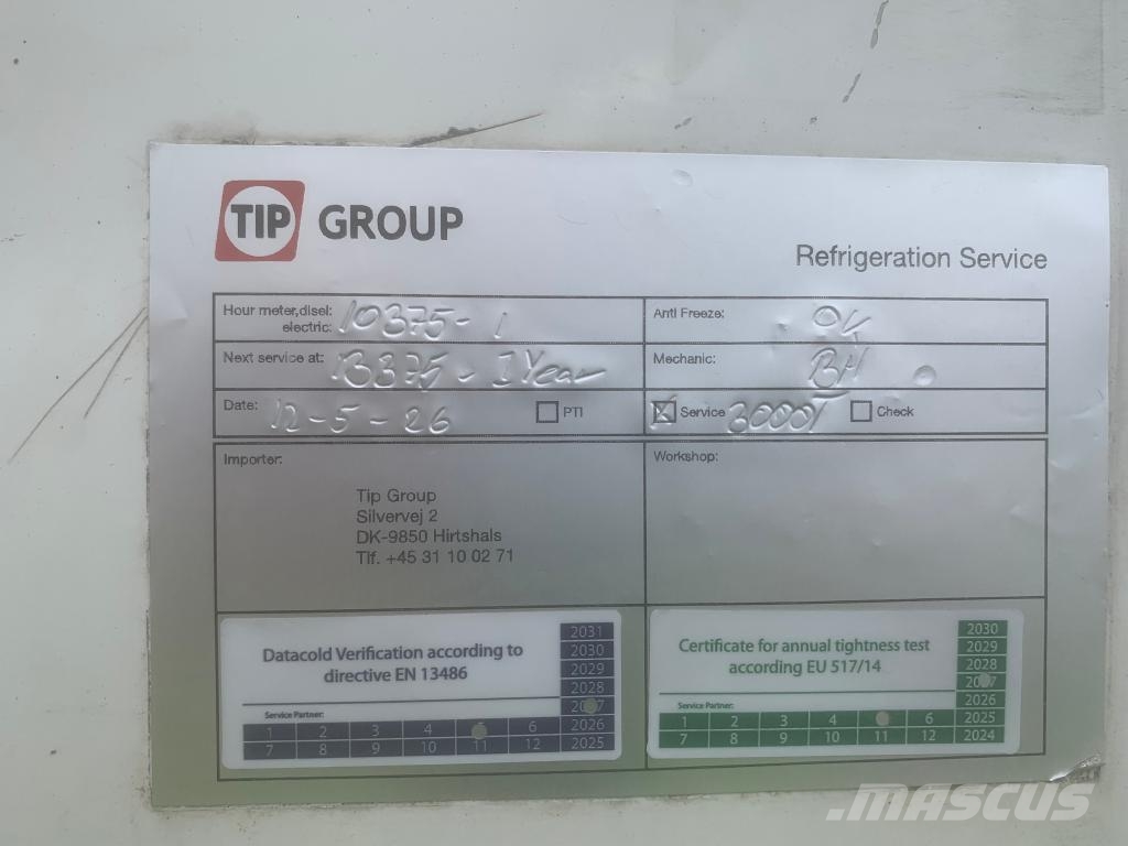 Schmitz Cargobull Trailer Reefer Flower Width & Double Stock Straigh نصف مقطورات بدرجة حرارة قابلة للضبط