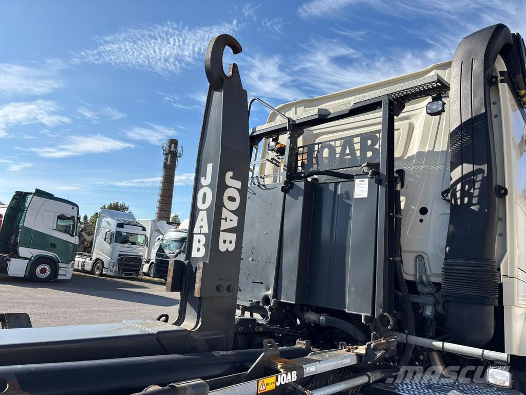 Mercedes-Benz ACTROS 2848 6x2*4 EURO6 + JOAB 20T + 1470mm Treileri ar āķi