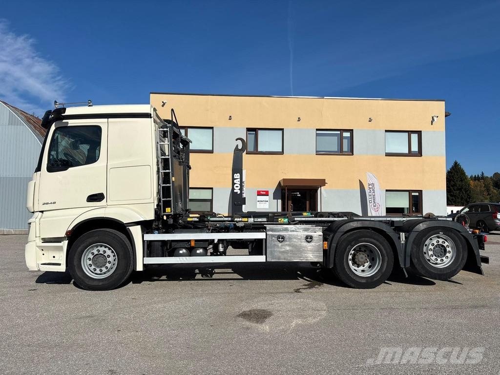 Mercedes-Benz ACTROS 2848 6x2*4 EURO6 + JOAB 20T + 1470mm Treileri ar āķi