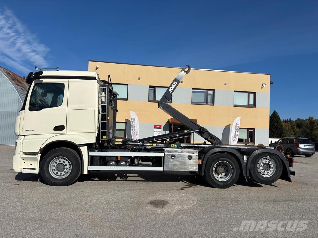 Mercedes-Benz ACTROS 2848 6x2*4 EURO6 + JOAB 20T + 1470mm Treileri ar āķi