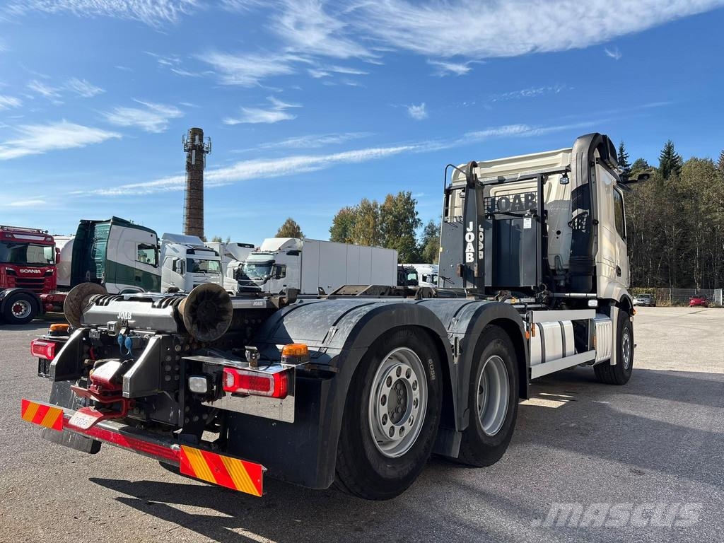 Mercedes-Benz ACTROS 2848 6x2*4 EURO6 + JOAB 20T + 1470mm Treileri ar āķi