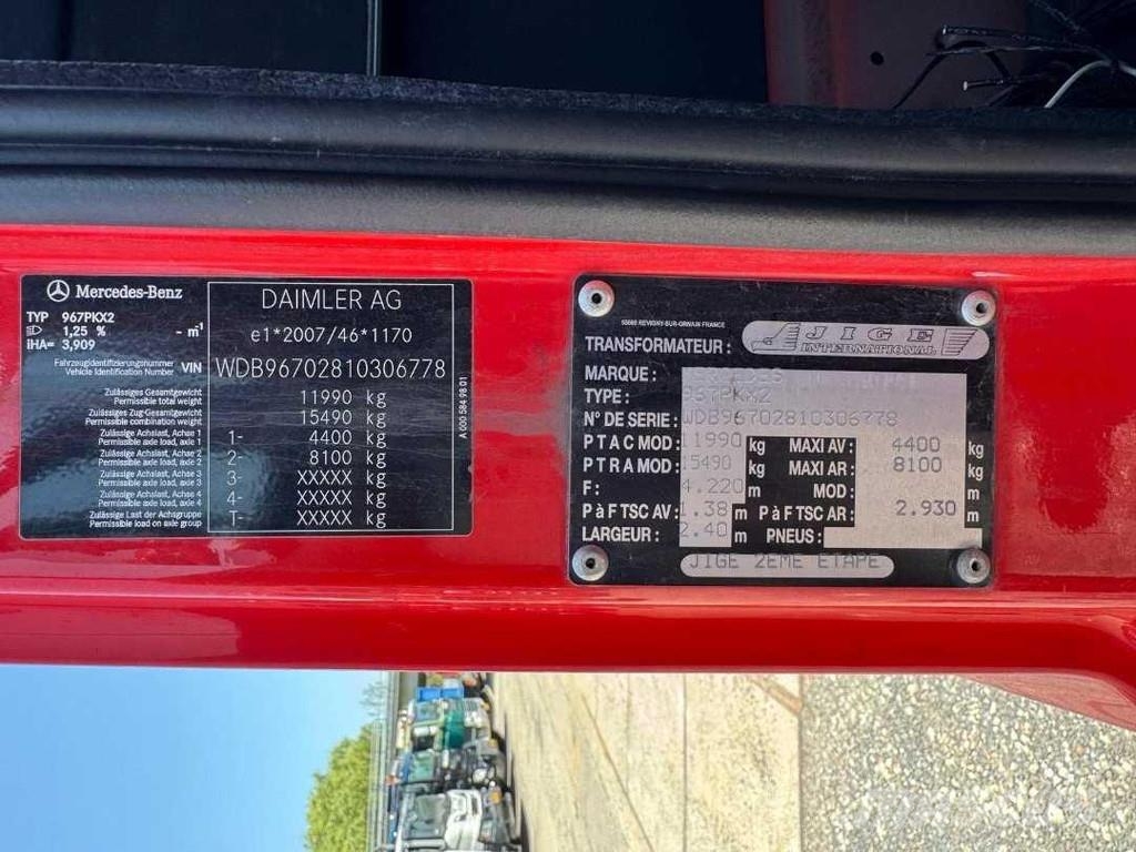 Mercedes-Benz Atego 1224 4X2 EURO 6 - CHASSIS Camiones con chasís y cabina