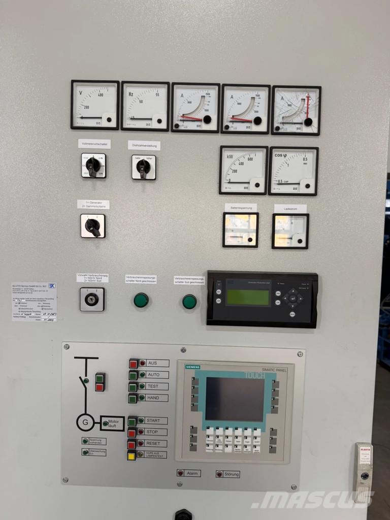 MTU 714 KVA | Low Hours | Like New! | 3x Diesel Generatoren