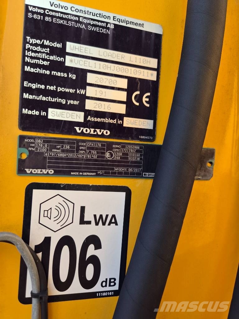Volvo L 110 H Фронтальні навантажувачі