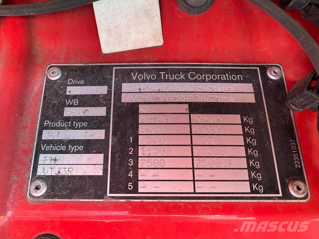 Volvo FH 420 6X2 EURO 6 + 2 AXLE VAN ECK HANGER Tovornjaki s ponjavo