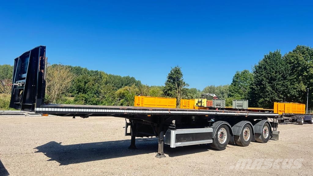 MOL | SAF | 2x steering | alcoa | lift axle نصف مقطورات مسطحة / مفصلية الجوانب
