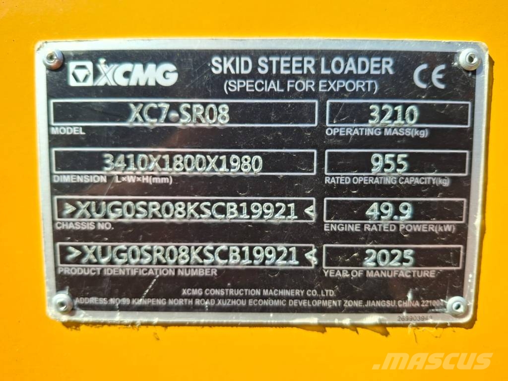XCMG XC 7-SR 08 لوادر بعجل