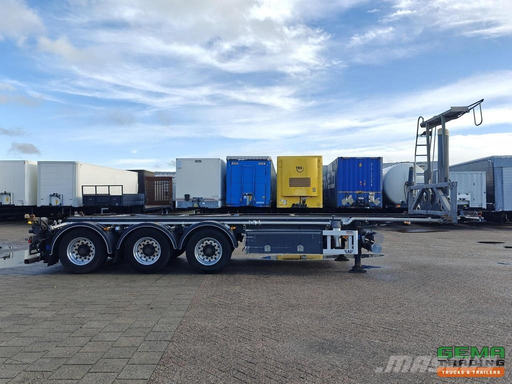 LAG O-3-CC 3 Axles BPW - 30FT Tipping Chassis - Rotary Konteyner yari çekiciler